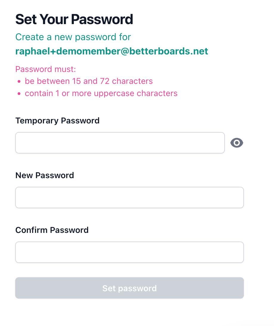 Our Cat Herder Login Page